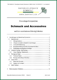 Posturologie Kompendium "Schmuck und Accessoires" von Jens Bomholt: Titelblatt